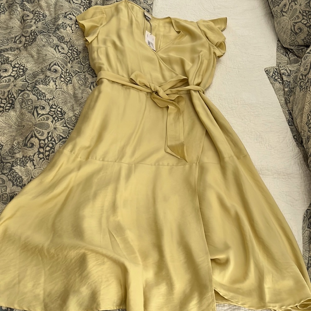 Flutter sleeve dress